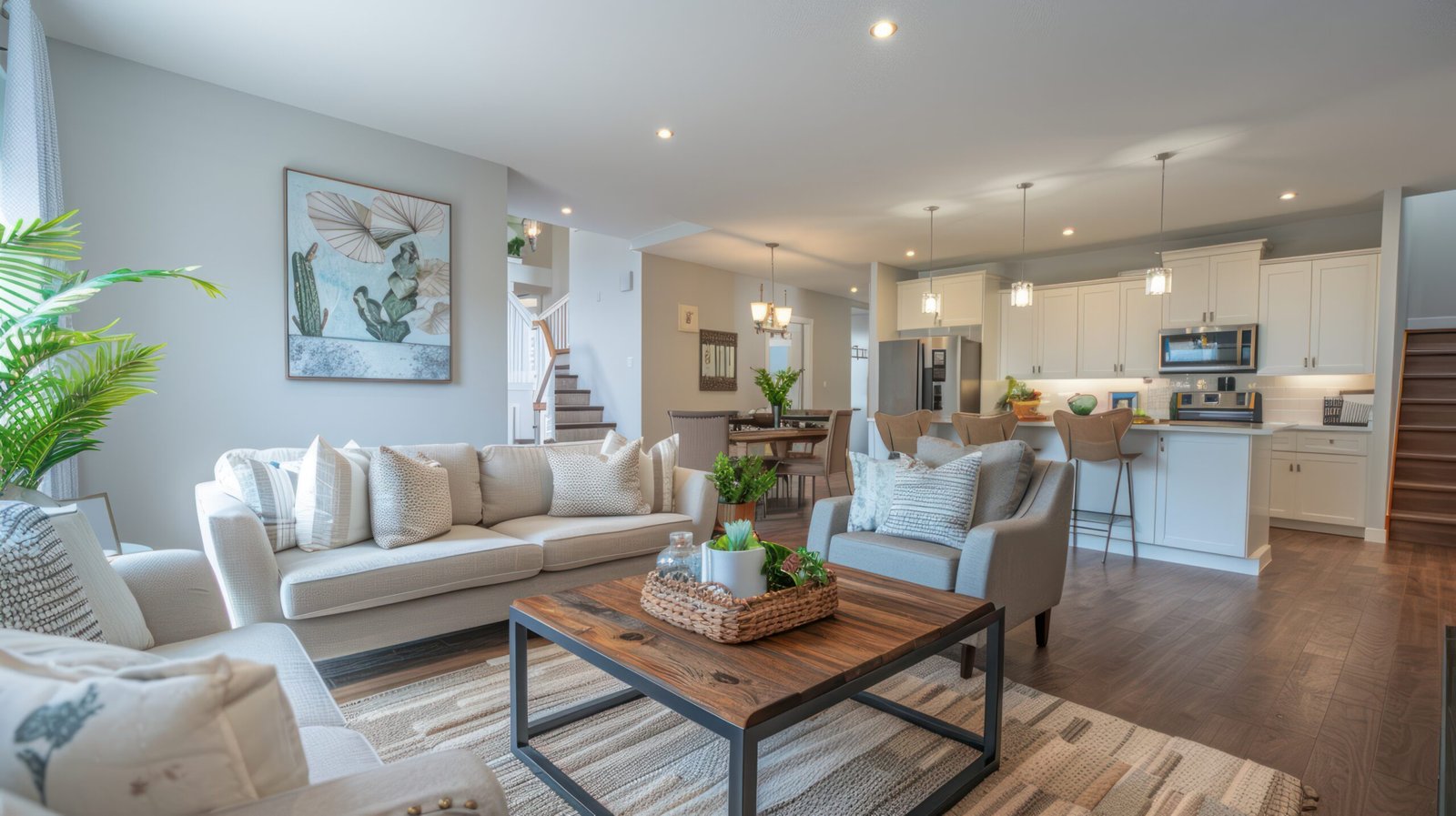 An interior shot of a beautifully staged home, showcasing the importance of presentation in selling properties. stock photo --ar 16:9 --style raw Job ID: cb200e2f-d3f3-4cd6-866e-12fb300f3174
